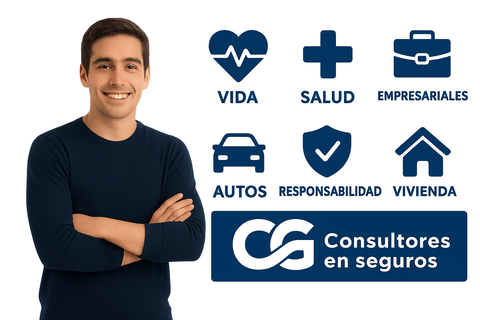 Imagen de agente de seguros y las polizas